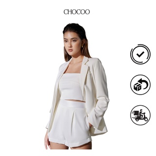 Set đồ nữ CHOCOO áo Blazer Rowan x quần Short Ronnie thiết kế thời thượng chất liệu cao cấp