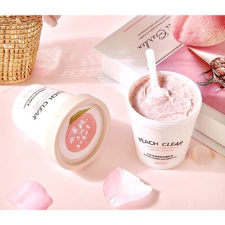 Tẩy tế bào chết body Heyxi Tẩy da chết body hương đào sáng mịn da Morasa Beauty HX01