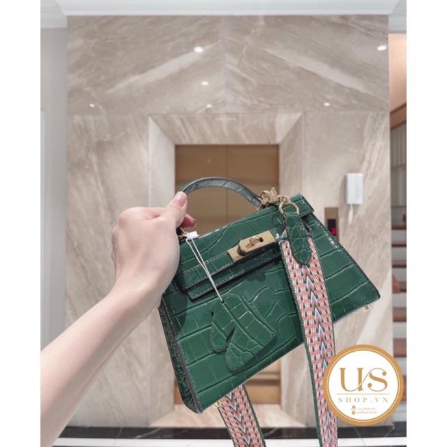 < Túi xách hermes kelly mini crocodile (ảnh thực tế) >
