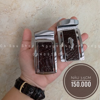 ĐẦU KHOÁ THẮT LƯNG DA CÁ SẤU 3.5cm - 4cm