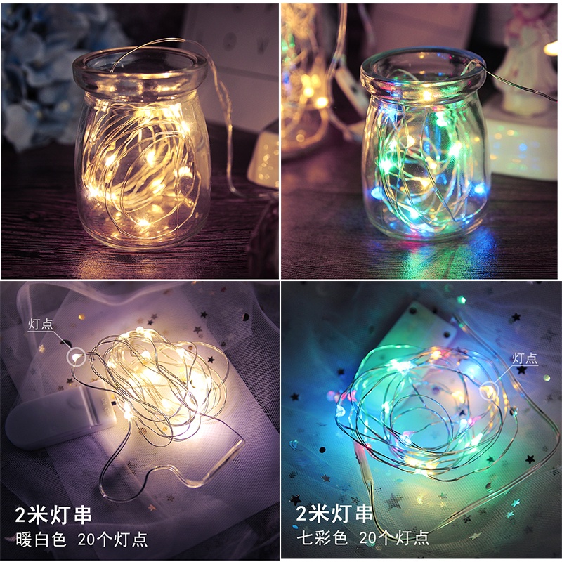 Dây Đèn Led Hình Bông Hoa Trang Trí Sinh Nhật