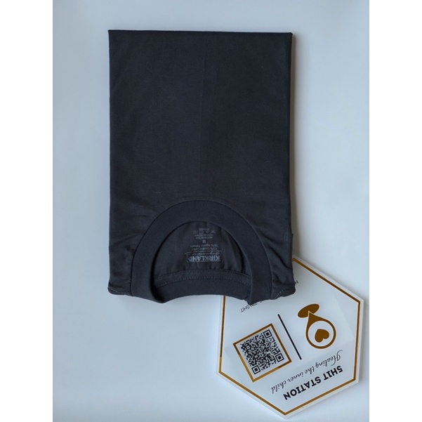ÁO THUN KIRKLAND / MÃ MÀU ĐEN / COTTON 100%