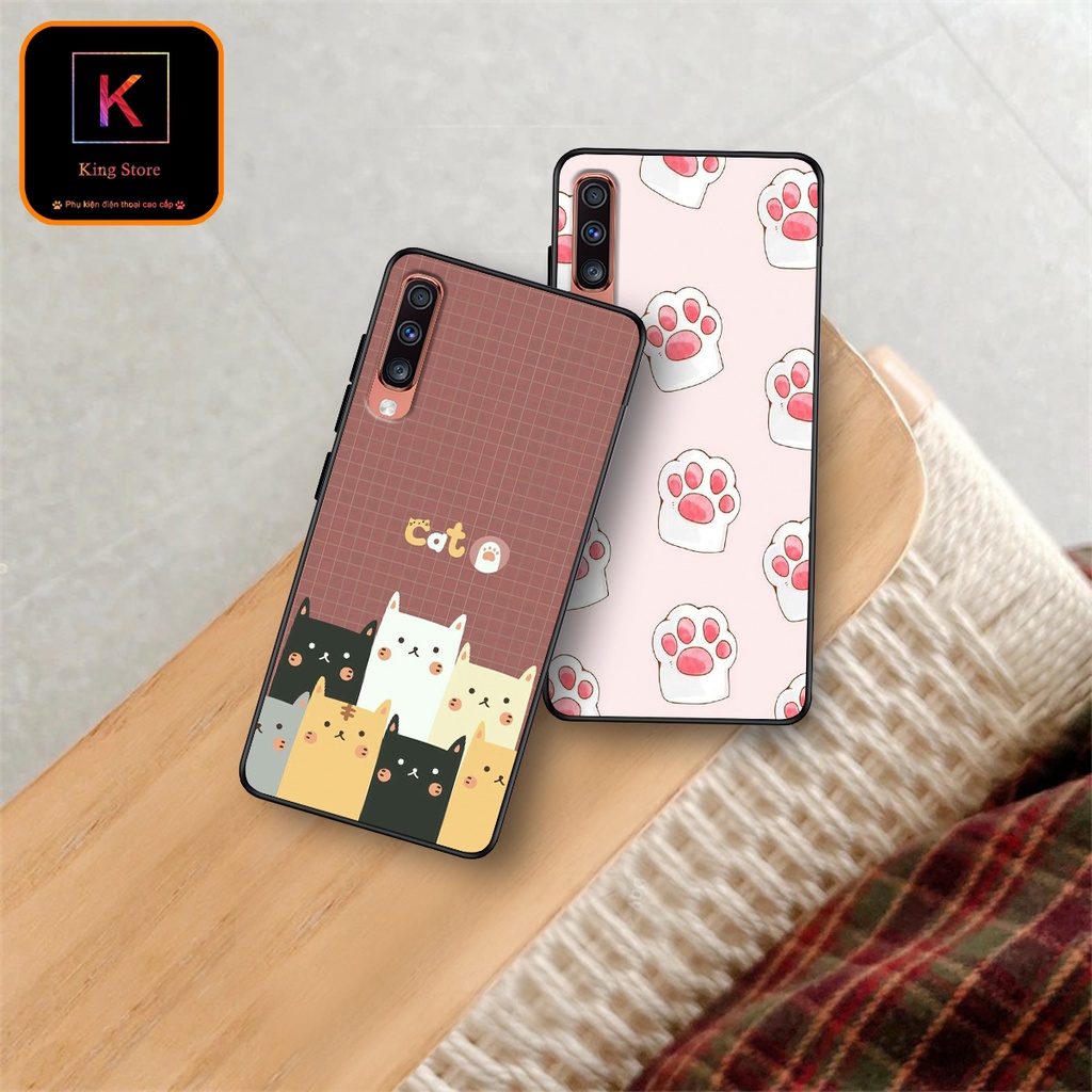 Ốp lưng Samsung A7 2018 - Samsung A9 2018 - Ốp in hình LoveCat - Chất liệu TPU siêu bền