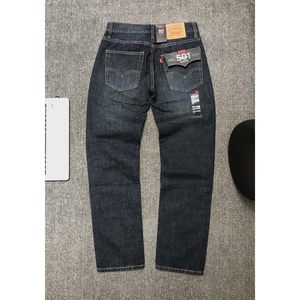 Quần Jeans Levis 501 Cambodia ống suông , '