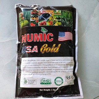 Siêu ra rễ, Ra rễ cực mạnh, Bụng đọt, Xanh lá, Hạ phèn, Phân bón lá Humic USA Gold ( mua 5 kg tặng 2kg )