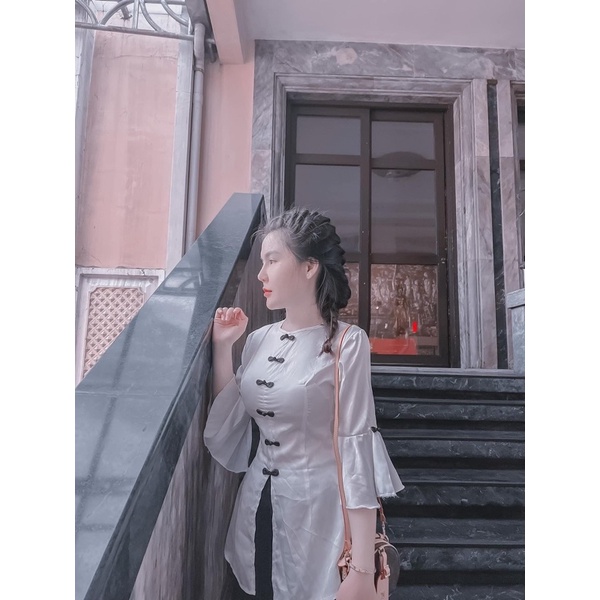 Bộ  lam đi chùa nữ, bộ đi chùa nữ tay bèo