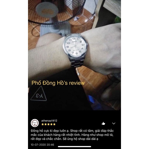 Đồng hồ nam dây kim loại Casio chính hãng Anh Khuê MTP-V001D-7BUDF