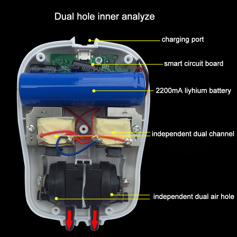 [Re]Aquarium Fish Tank AC DC Dual Use Low Noise Single/Double Outlet Oxygen Air Pump