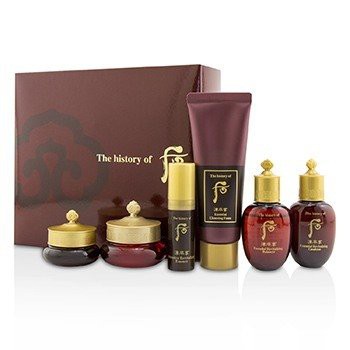 Bộ Dưỡng Whoo Đỏ Bổ Sung Tân Dịch Trẻ Hóa Da - Whoo Jinyulhyang Special Gift Set 6 Sản Phẩm