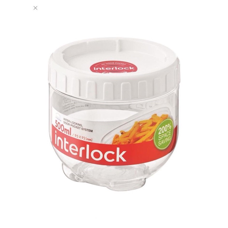 Set hộp bảo quản Interlock 6 món hộp đựng đồ khô Lock&amp;Lock