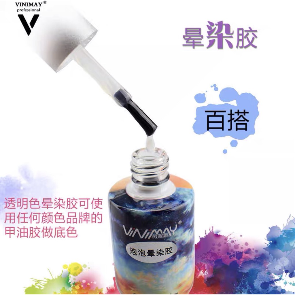 Top loang Vinimay 15ml, gel tạo loang chuyên dụng Thiên Di Nail