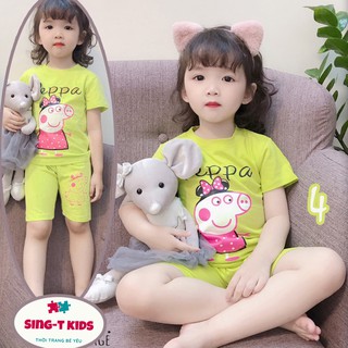 COMBO BỘ ĐỒ MẶC NHÀ CHO BÉ GÁI TỪ 12- 24KG