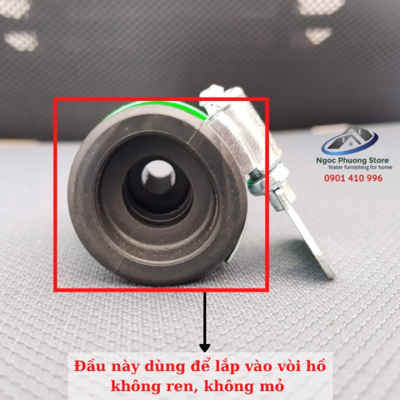 Khớp nối cổ dê nối vòi nước và ống mềm làm vườn 14mm - 16mm bằng nhựa AQUAMATE ĐÀI LOAN - Mã W3360