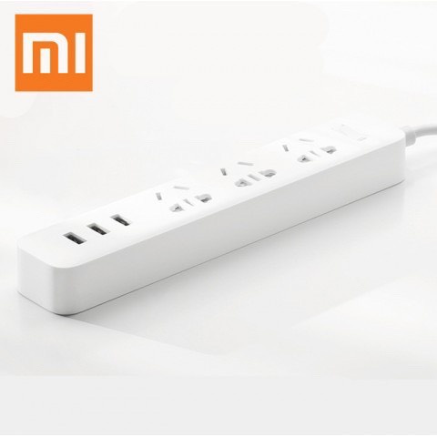 Ổ Cắm Điện Xiaomi Power Strip 3 USB 3 Outlet Chính Hãng