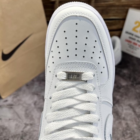Giày Thể Thao Sneaker  Af1 Full Trắng AirFoce1 White