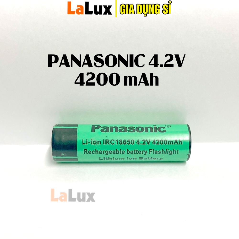 Pin 18650 Dung Lượng Cao Panasonic / Ultrafare - Pin Sạc 18650 Cho Quạt Mini, Máy Khoan, Loa Bluetooth, Đèn Pin LALUX