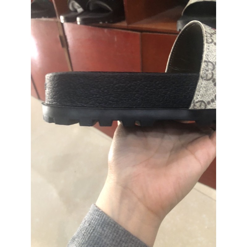 Dép nam quai ngang G.C sói đế cao full size 38-43