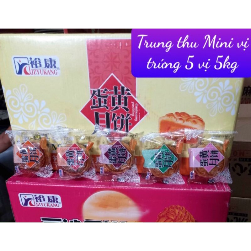 1 kg bánh trung thu mini mix 20 vị