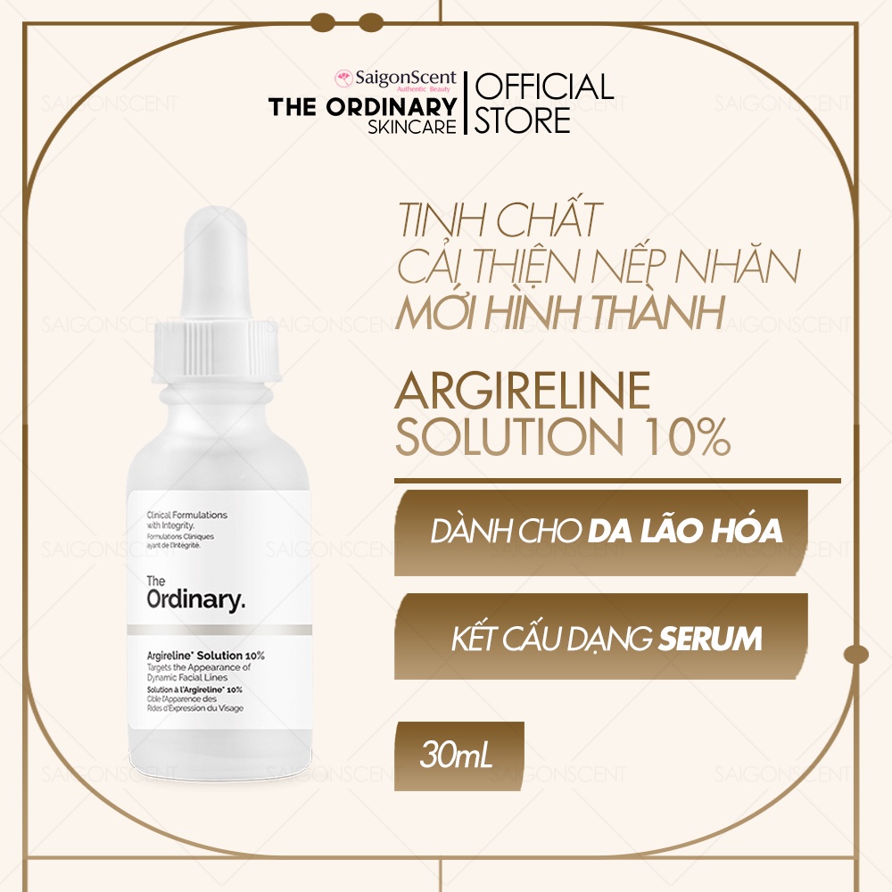 Tinh chất cải thiện nếp nhăn The Ordinary - Argireline Solution 10% ( 30mL )