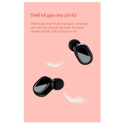 Tai Nghe Bluetooth Không Dây ACOME Airdots T1 Cảm Ứng Âm Thanh 5.0 Màn Hình LED Play Time Lên Đến 12h