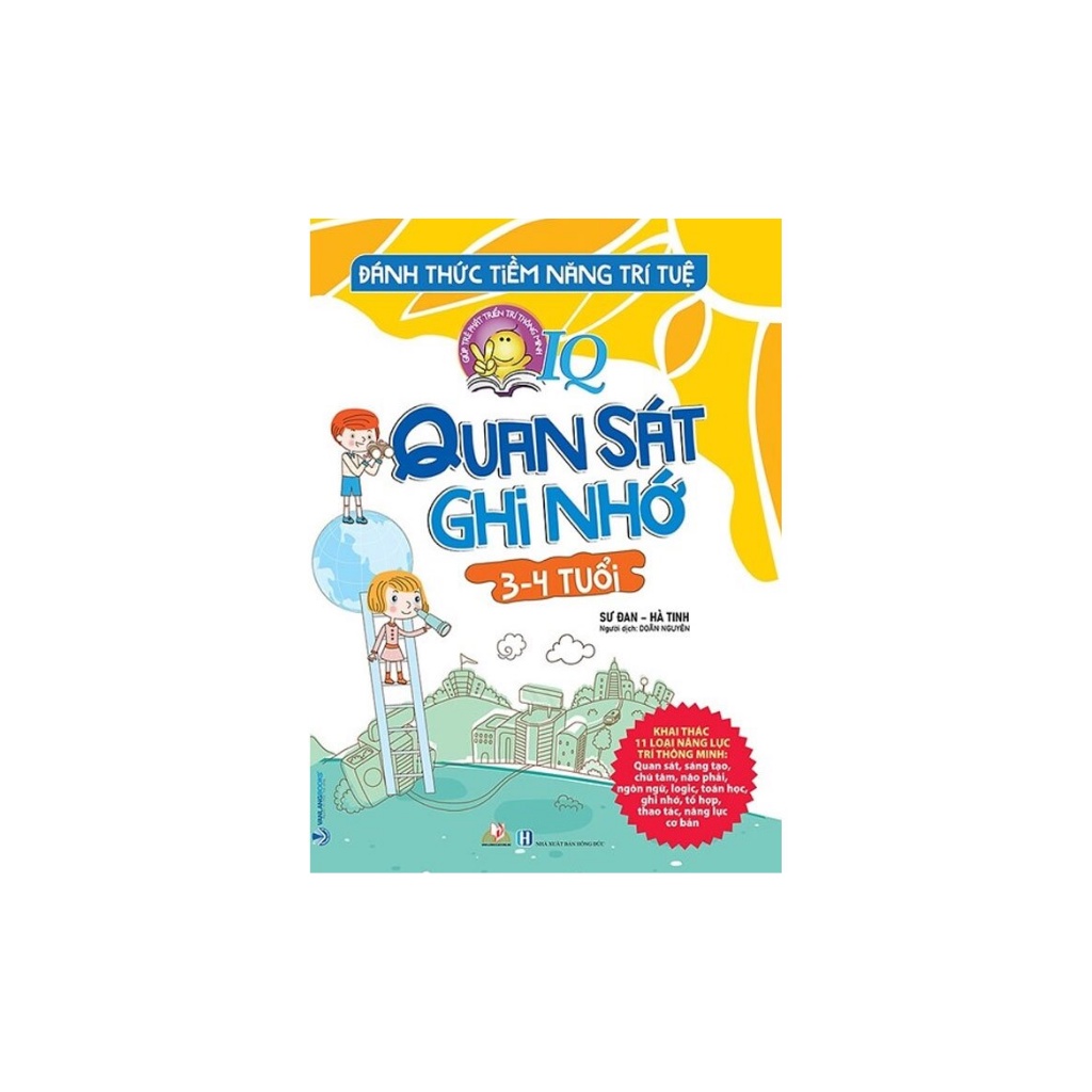Sách - Đánh Thức Tiềm Năng Trí Tuệ - Quan Sát Ghi Nhớ (3-4 Tuổi)