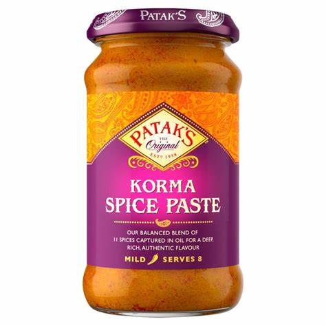 Sốt Cà Ri Ấn Độ Hữu Cơ Không Gluten Vegan Tikka Masala Patak's Curry Paste 283g
