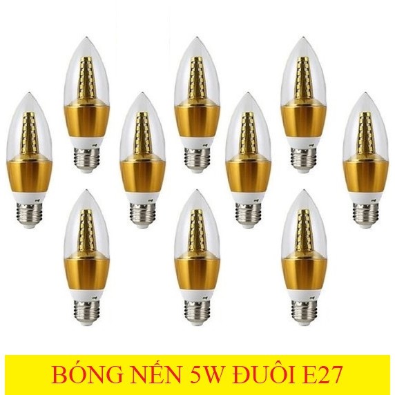 Bóng nến đui e14 và đui e27 GIÁ SIÊU RẺ