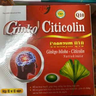 Hoạt huyết dưỡng não Ginko Cilicotin