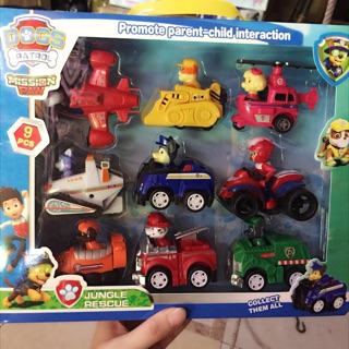 Đồ chơi sét 9 chú chó cứu hộ paw patrol