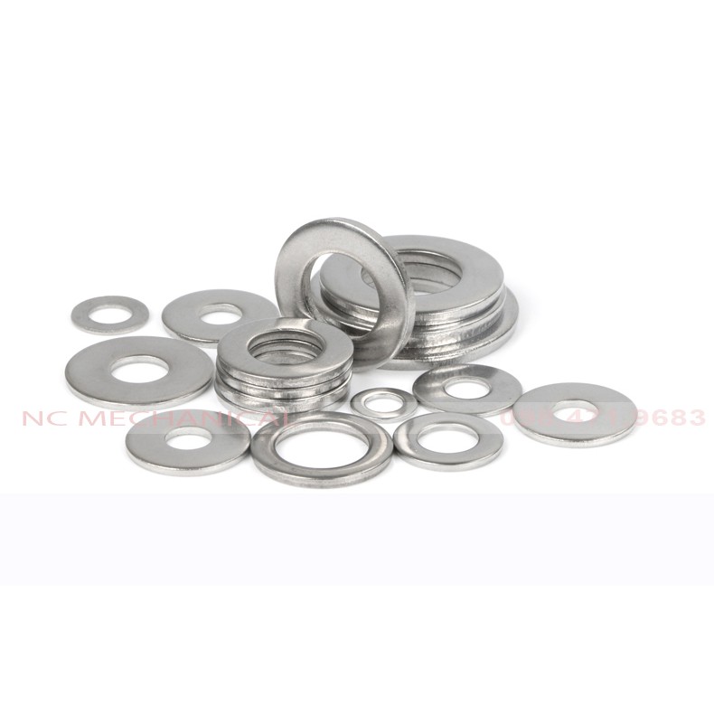 Long đen vòng đệm mỏng M14M12M16M18M20 phẳng INOX 304