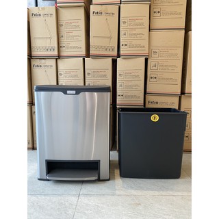 Thùng Rác Fitis Mega Đạp Chân 26 Lít