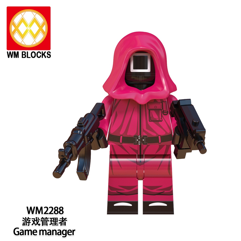 Minifigures Nhân Vật Trong Trò Chơi Con Mực Squid Game WM6131 - Đồ Chơi Lắp Ráp