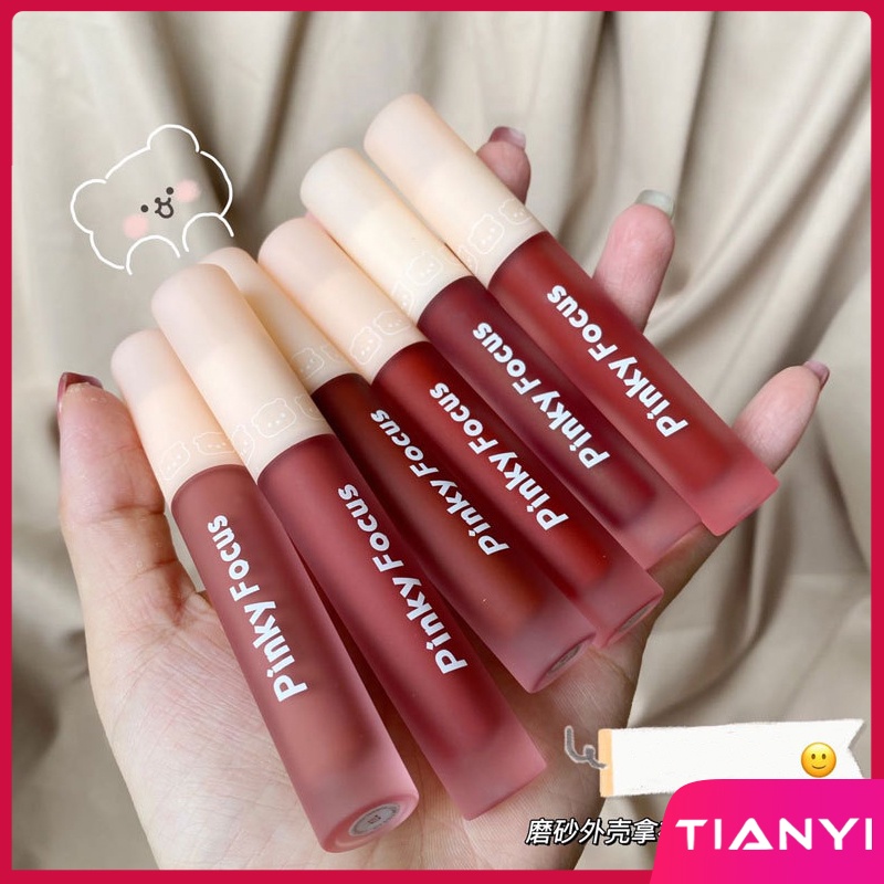 Son Môi Màu Hồng Mờ Xinh Xắn Thời Trang Thu Đông No.4441