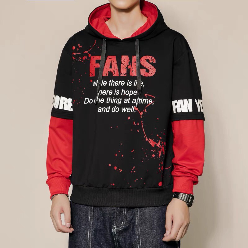 Áo Hoodie Nón Chui Trùm Đầu Nữ Nam Unisex Chất Vải Nỉ Poly Fans WAH107