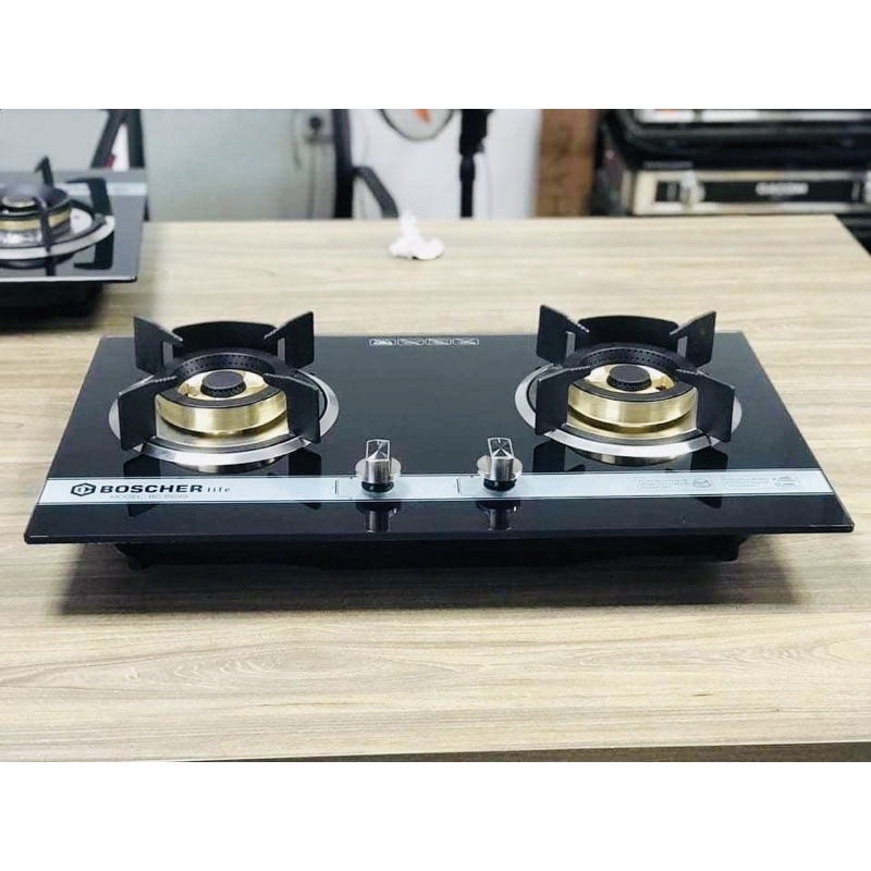 Bếp Gas Âm Cơ Boscherlife 6699 Bảo Hành 2 Năm