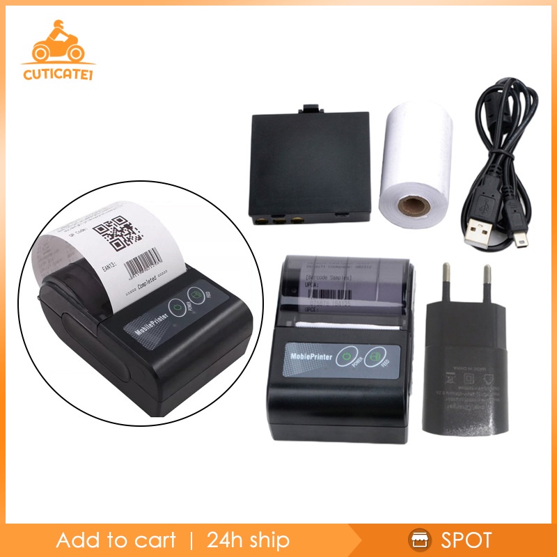 Máy In Nhiệt Mini Bluetooth Di Động Cuticate1 Phích Cắm Eu Cho Pc | BigBuy360 - bigbuy360.vn