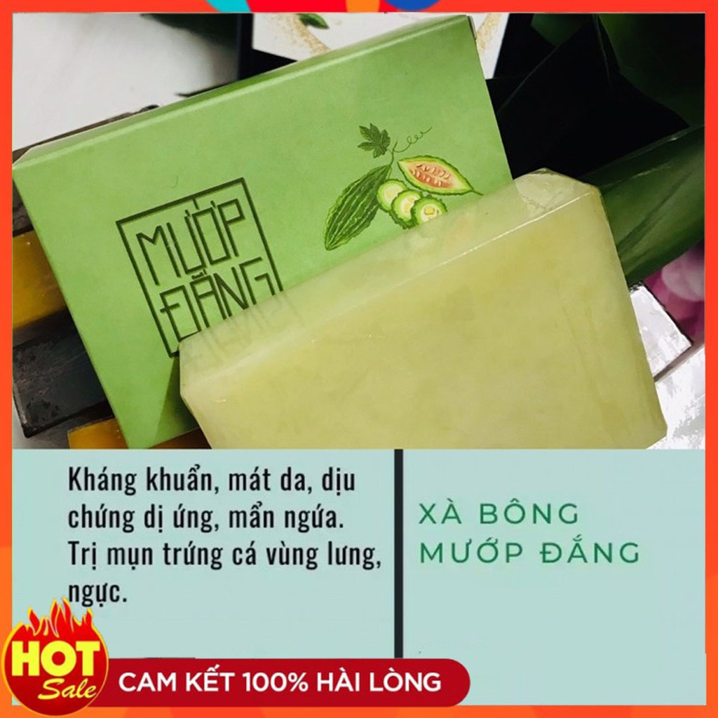 Xà Bông Sinh Dược- Xà Bông Mướp Đắng Mát Da, Ngừa Mụn Lưng 100gr | BigBuy360 - bigbuy360.vn