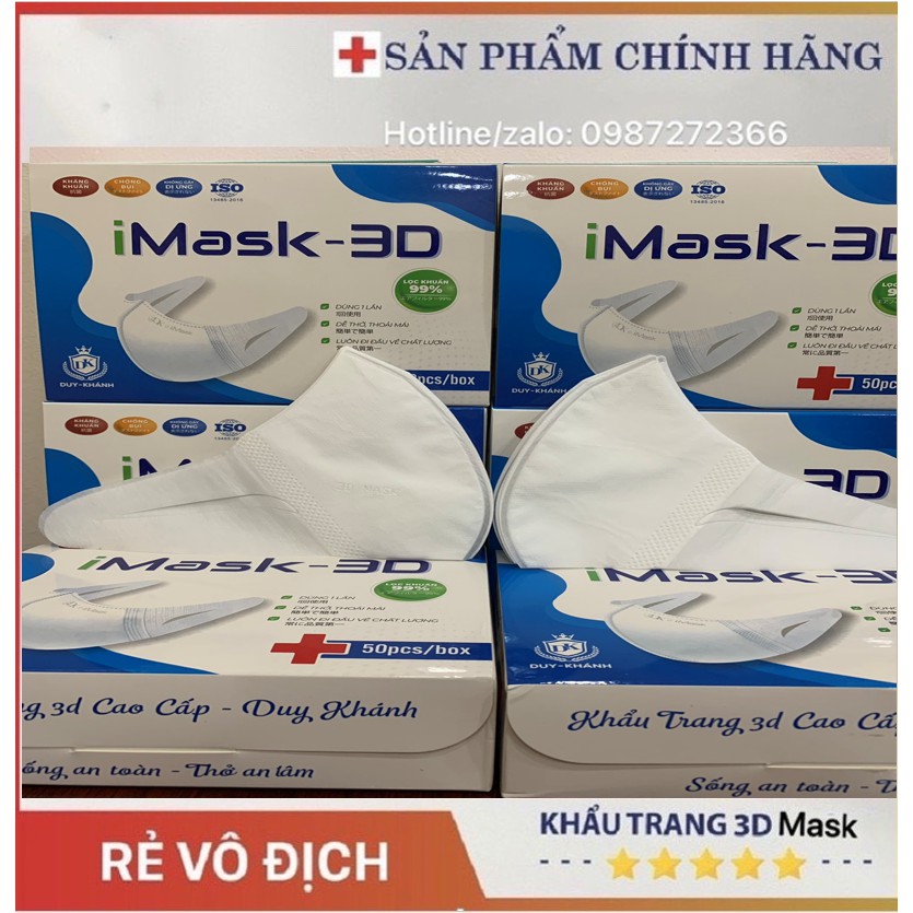 Khẩu trang 3D Mask Duy Khánh- hàng công ty chính hãng | BigBuy360 - bigbuy360.vn