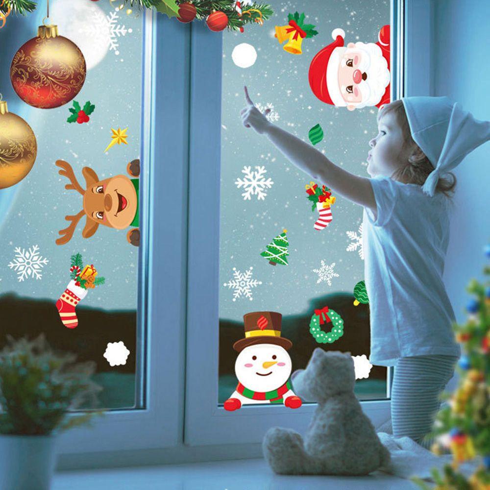 Miếng Dán Cửa Sổ Trang Trí Giáng Sinh Năm Mới