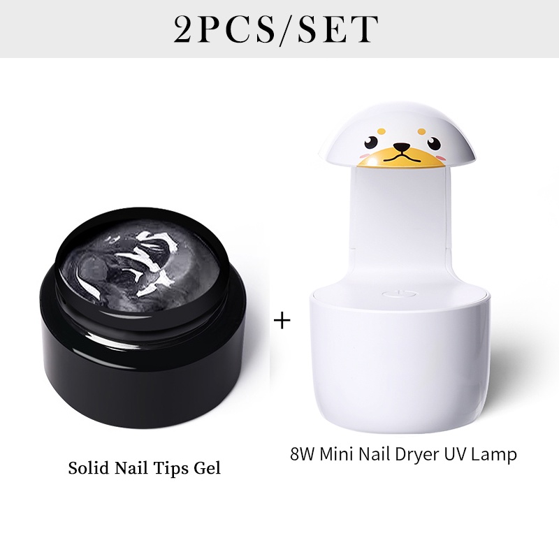 Set 2 hộp gel sơn móng BORN PRETTY trong suốt chất lượng cao 5g