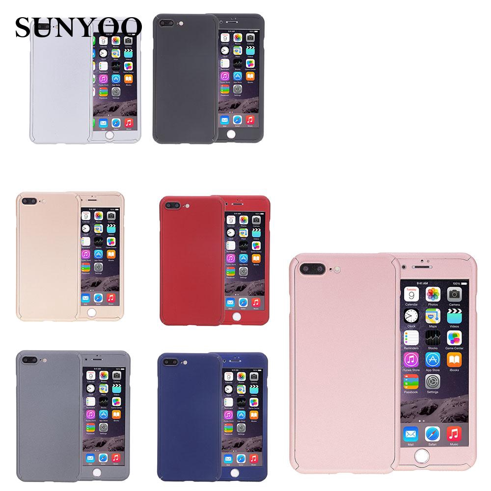 sunyoo 360° Full Case Fashion plastic Skin high quality High quality for Apple iPhone 7plus Economic