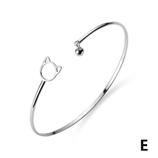 Vòng Tay Hở Đính Quả Cầu Pha Lê Sáng Tạo Dễ Điều Chỉnh Cho Nữ