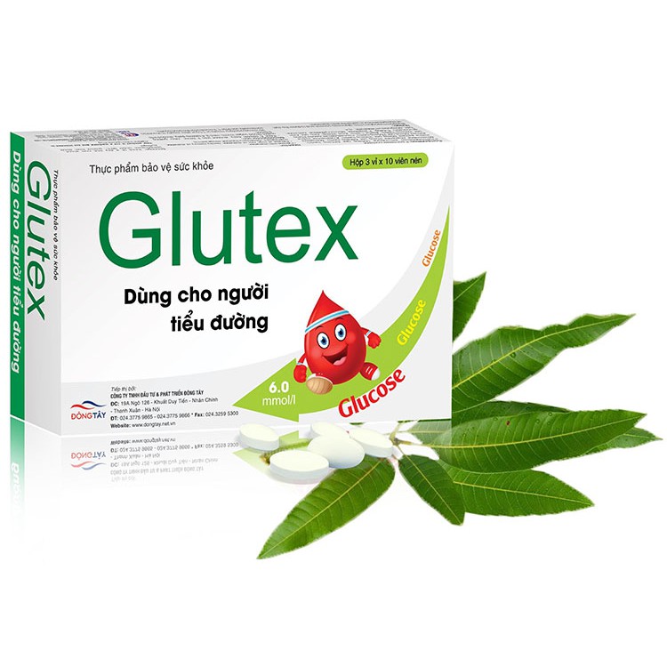 GLUTEX - Ổn Định Đường Huyết ⚡chính hãng⚡mua 2h hoàn ship 20k⚡