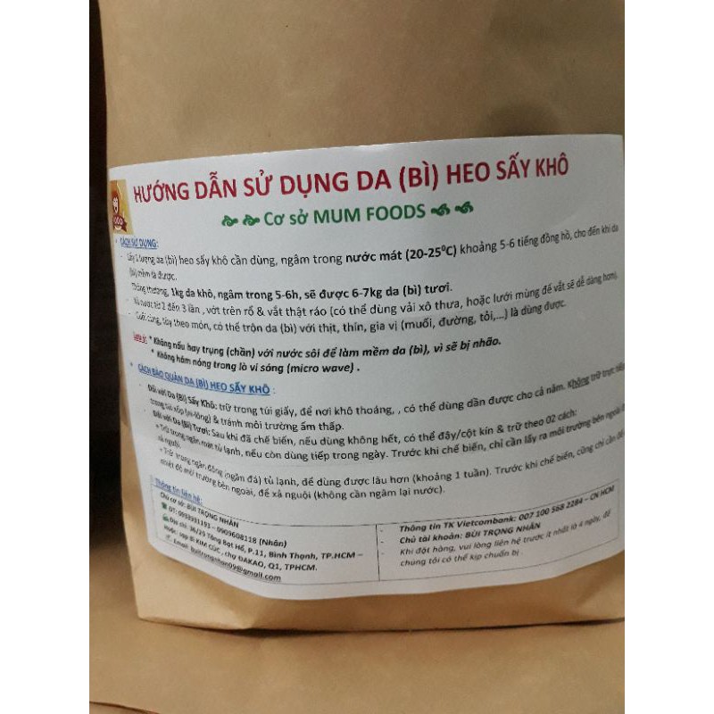 Bì cơm tấm sấy khô 1kg