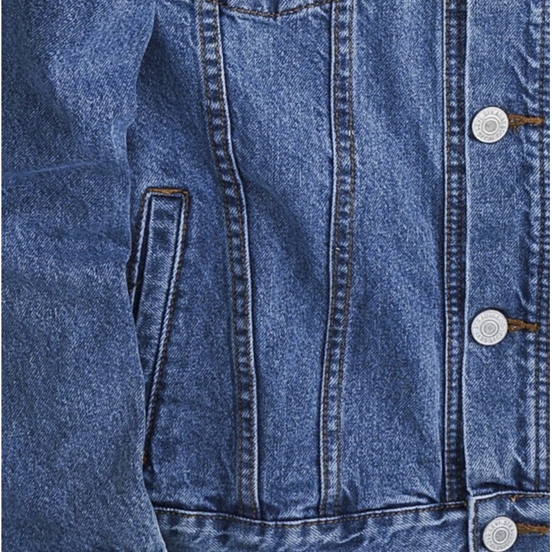 Áo khoác jean nam màu xanh biển loại 1 Bigsize < 120kg