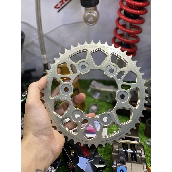 Dĩa nhôm 7075 cho exciter 150 ex155 vva