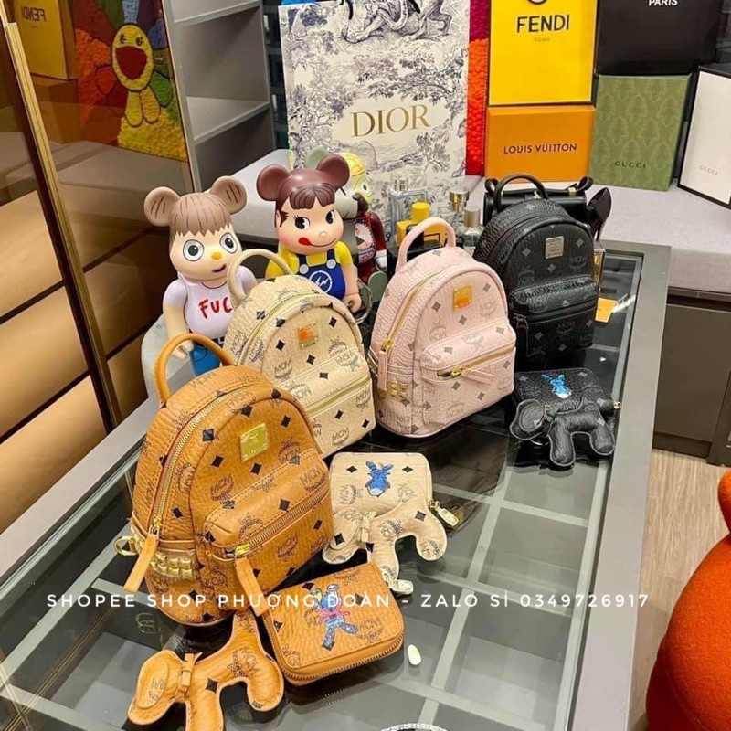 Set BALO KÈM VÍ + Móc Gấu xinh xắn size 20cm(Full Box)