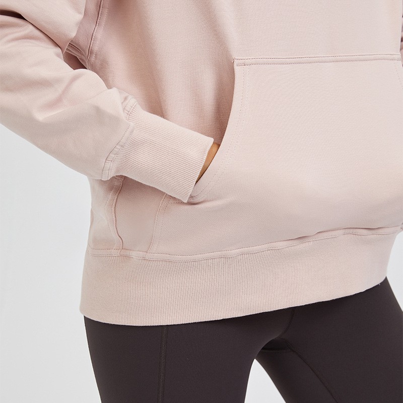 Áo hoodie thể thao Lululemon Fall In Place dài tay - Áo tập thể thao Lulu không logo