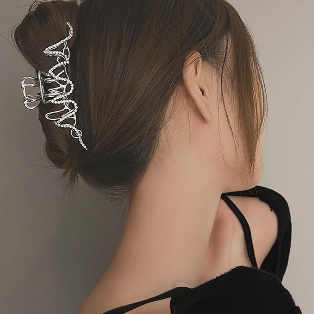 Kẹp Tóc Hình Móng Vuốt Cá Mập Phong Cách Harajuku Punk|Kẹp Tóc Kim Loại Cỡ Lớn Phong Cách Hàn Quốc