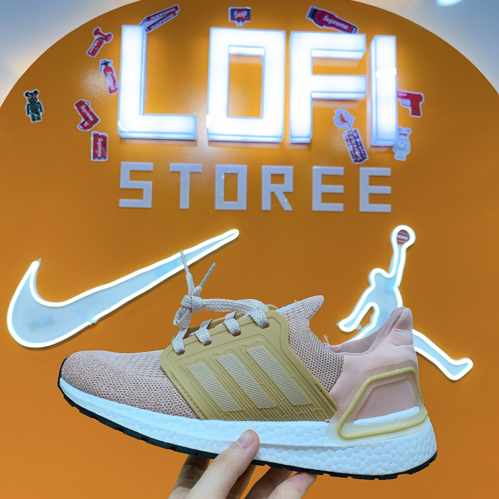 (Video cận cảnh) Giày thể thao sneaker ultra boost 6.0 hồng đất - Giày Chạy bộ siêu êm nhẹ